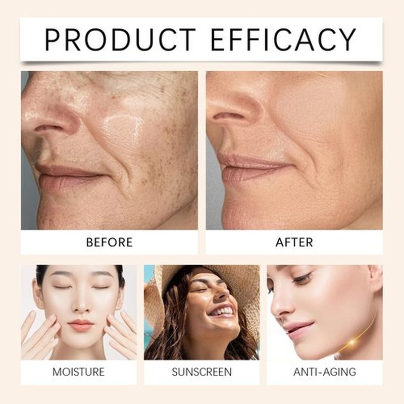 Rise Luxus Ultrablend 4 in 1 Foundation, Rise Luxus Foundation, 4 in 1 Foundation Liquid with Spf 50, Natural Foundation Medium Spectrum, 4 in 1 Concealer, Long-Lasting Moisturizing-2pcs