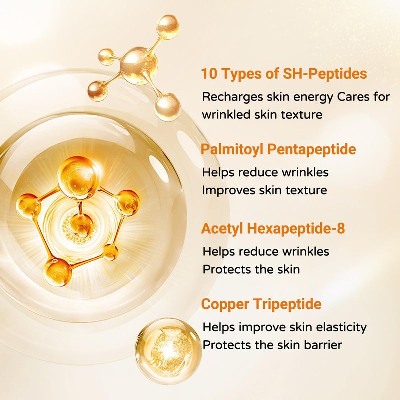 NaVaro Peptide Deep Collagen Lifting Ampoule, Advanced Silk Peptide Intensive Lifting Ampoule,Navaro Collagen Lifting Ampoule for Face Tightening,Wrinkle Reduction & Glass Skin,Glowing Skin (2 Bottle)