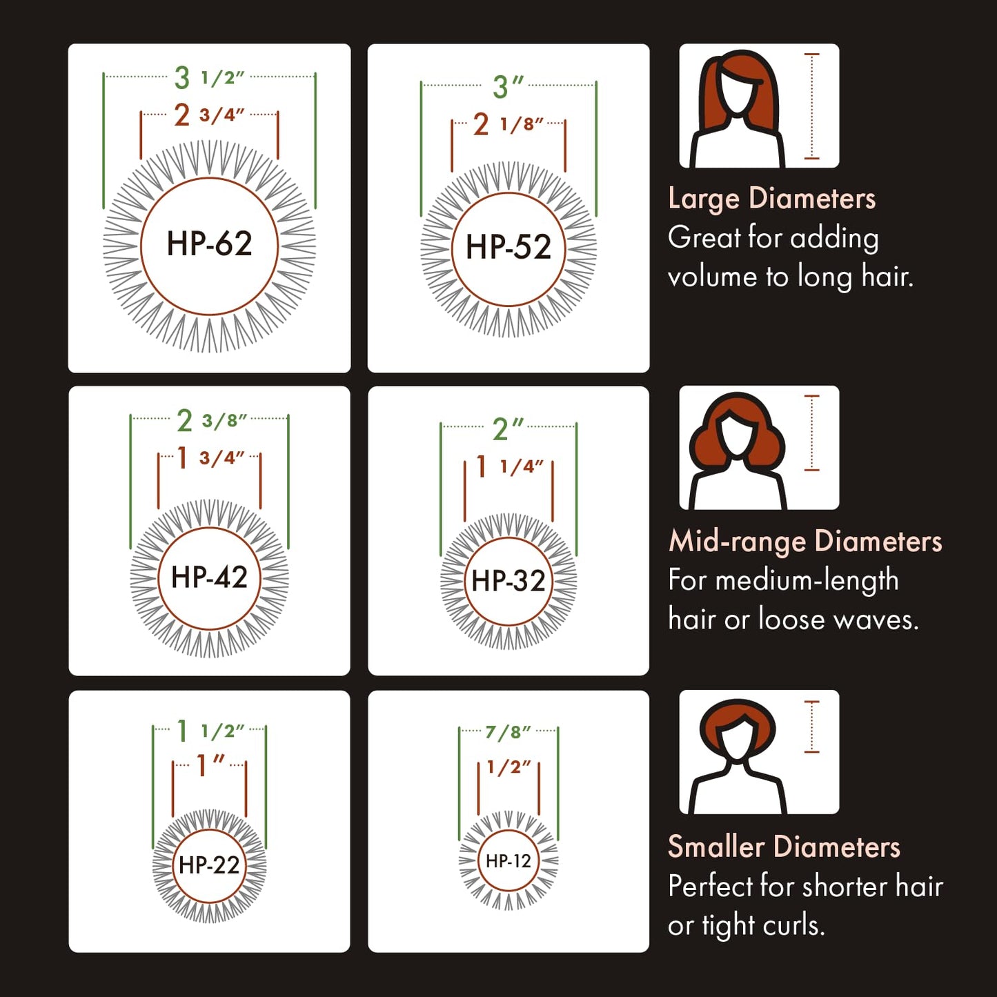 Olivia Garden HeatPro Round Thermal Hair Brush (not electrical)