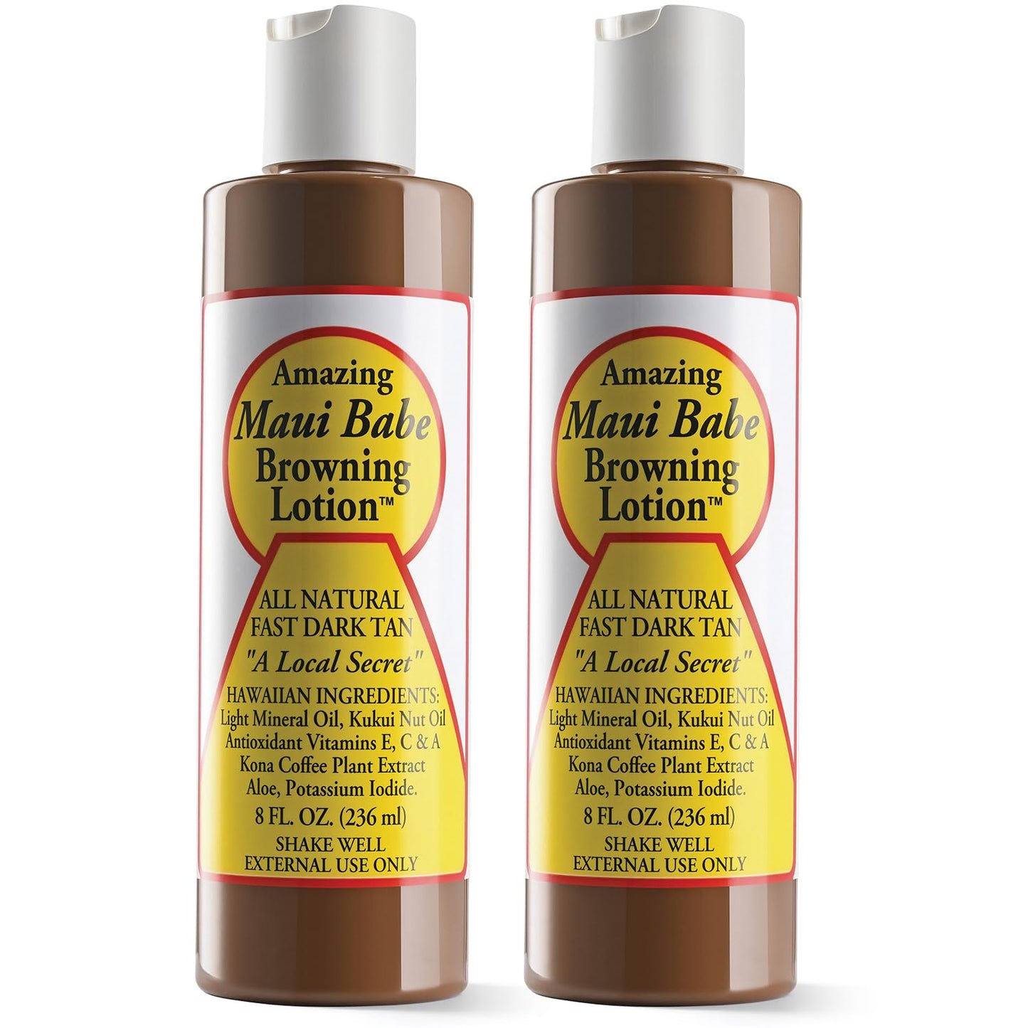 Maui Babe Tanning and Browning Lotion 8 Ounces (Pack of 2)