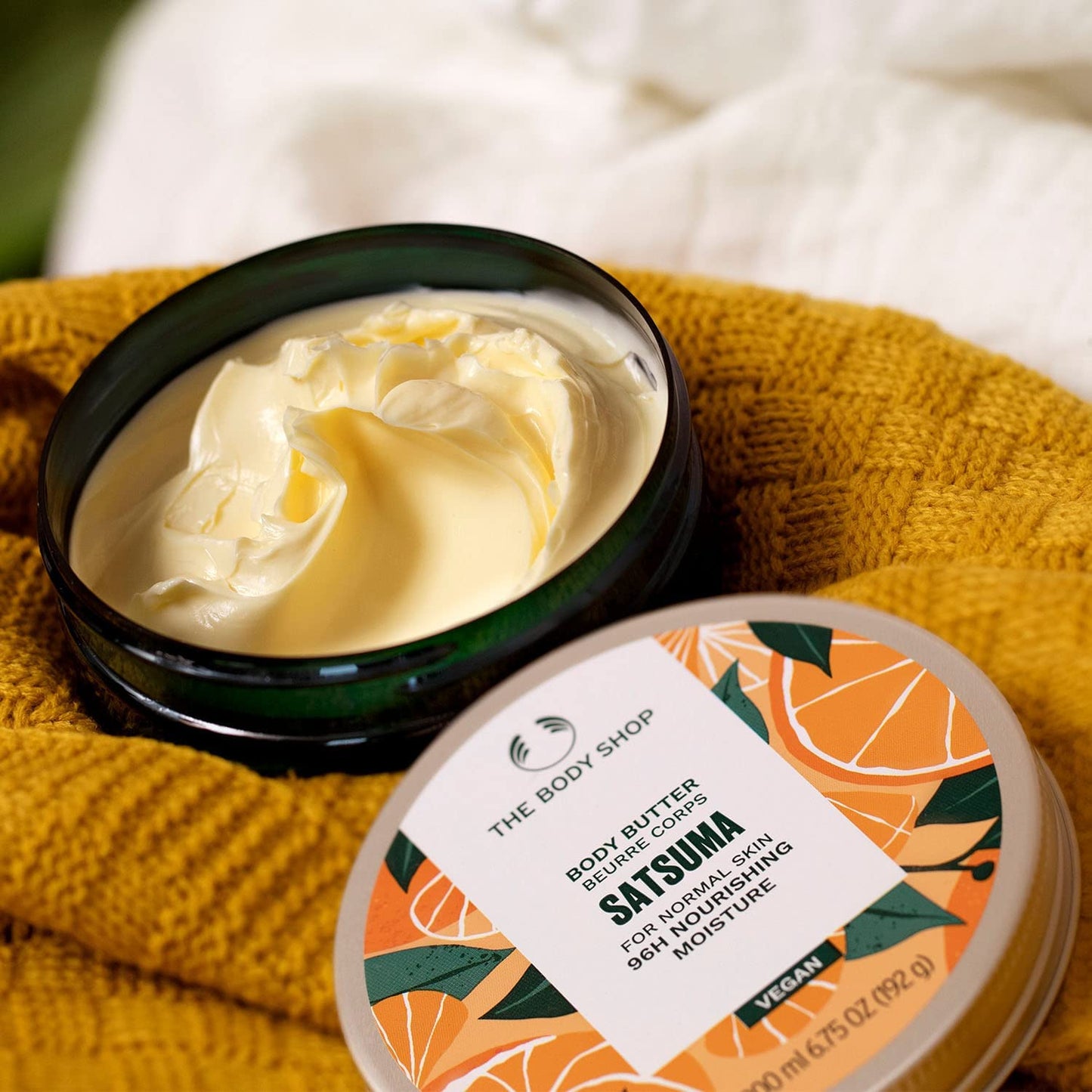 The Body Shop Pink Grapefruit Body Butter – Nourishing & Moisturizing Skincare for Normal Skin – Vegan – 6.75 oz