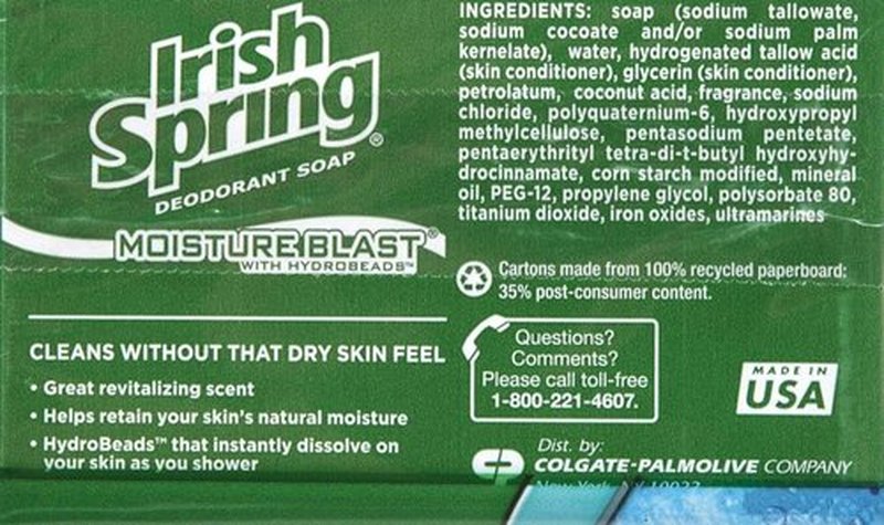 Irish Spring Moisture Blast 6 Pack