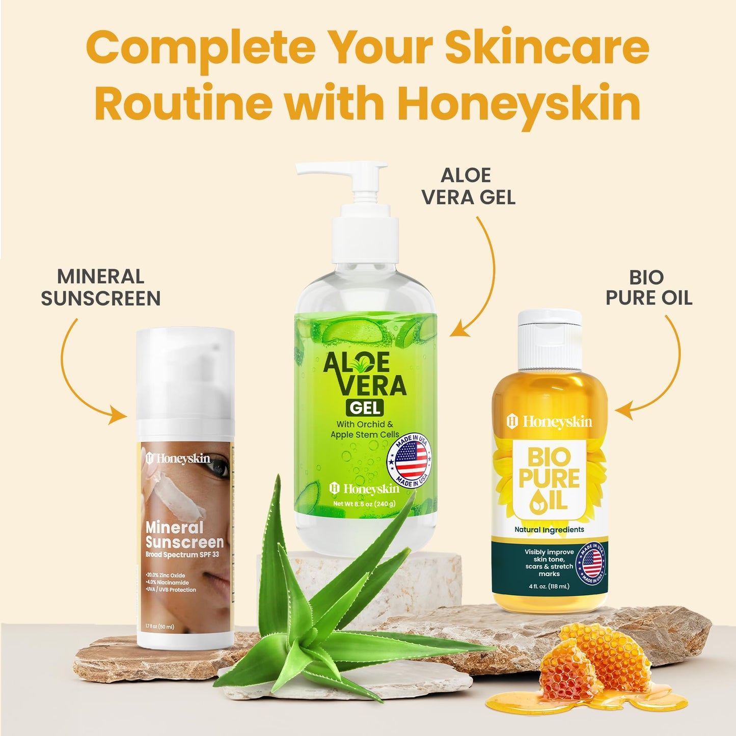 Honeyskin Face and Body Wash Moisturizer for Acne and Sensitive Skin Body Wash with Manuka Honey - Hydrating Facial Cleanser for Dry and Sensitive Skin and Anti-Aging Skincare for Men and Women (4oz)