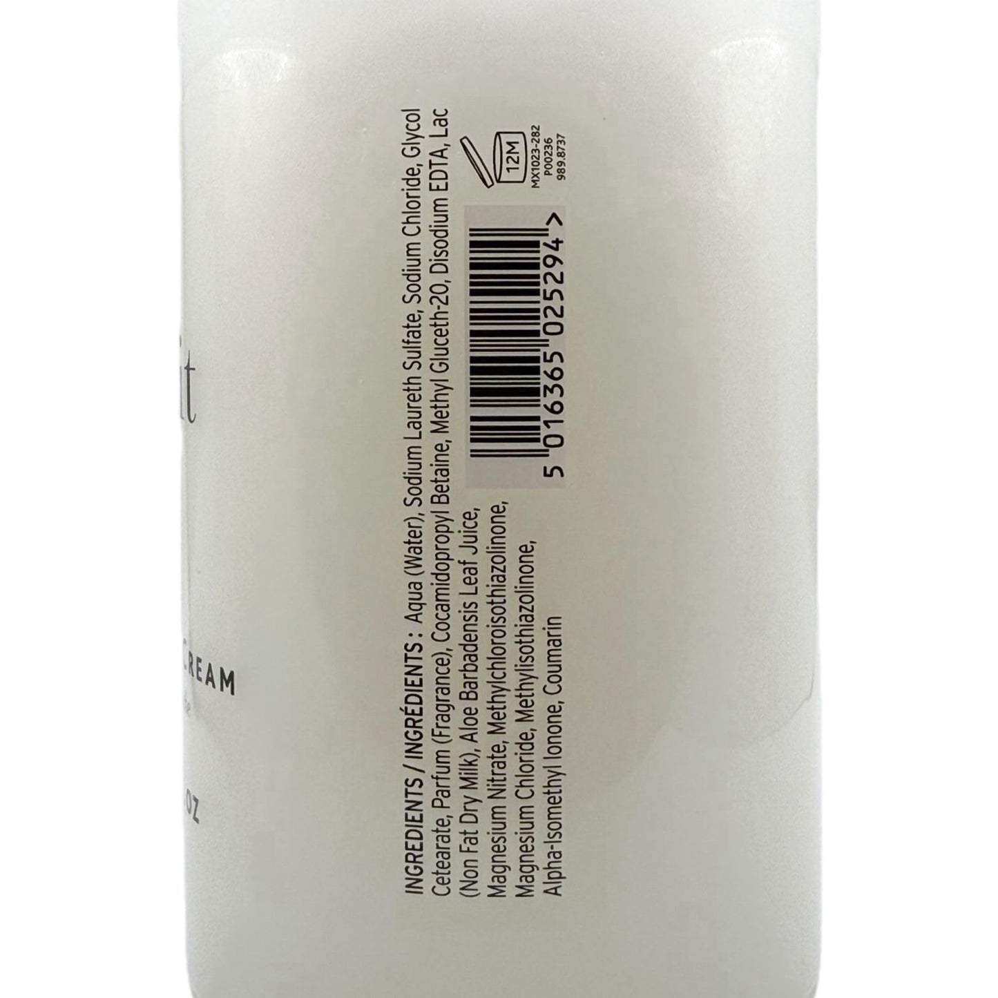 Scottish Fine Soaps The Au Lait Bath & Shower Cream, 25 fl oz, Made in Scotland