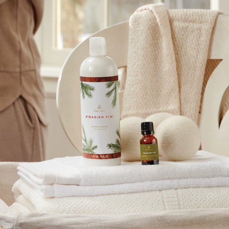 Thymes Frasier Fir Laundry Fragrance Oil for Dryer – Scented Laundry Supplies (0.5 fl oz)