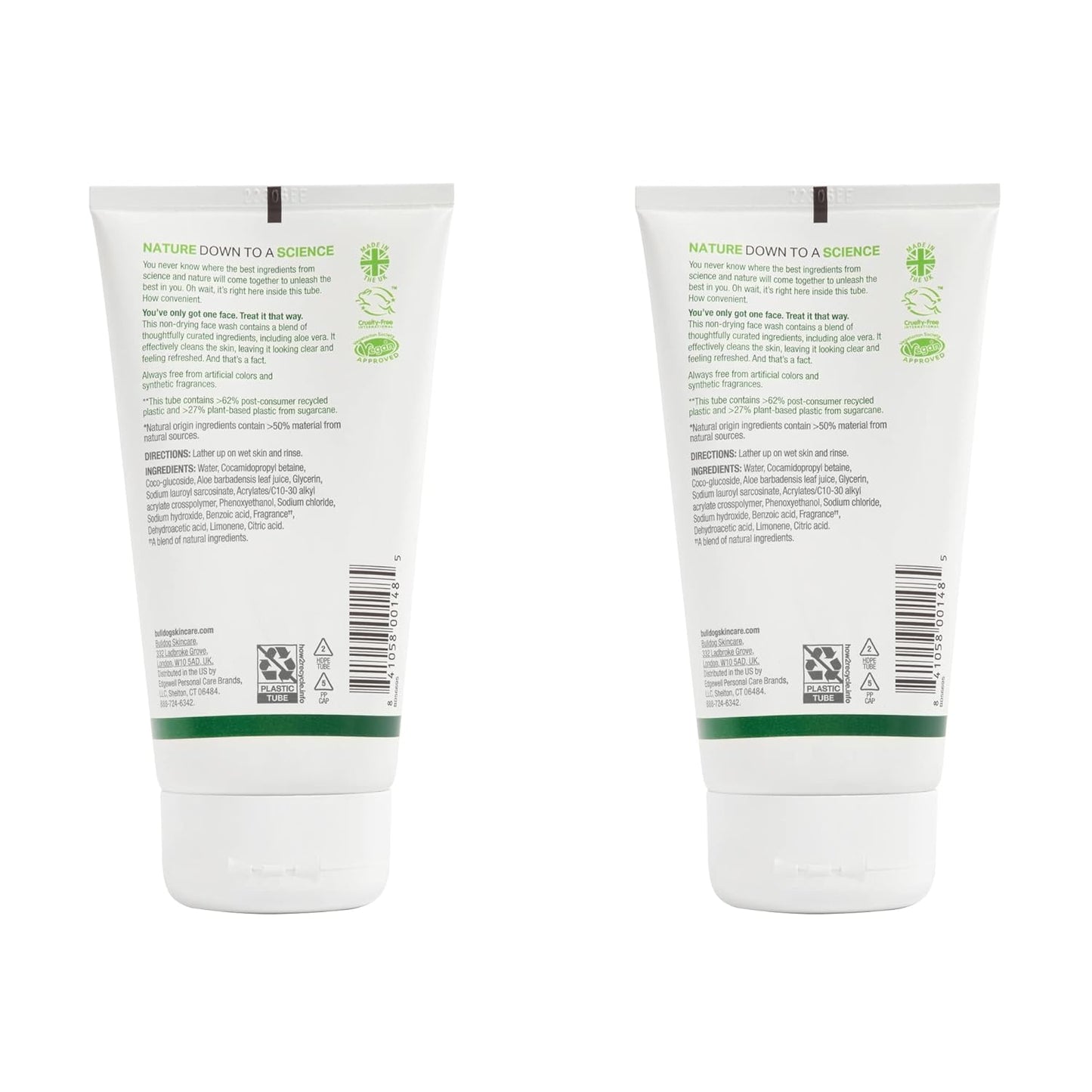 BULLDOG Mens Skincare and Grooming Age Defense Moisturizer, 3.3 Fluid Ounce - Pack of 2