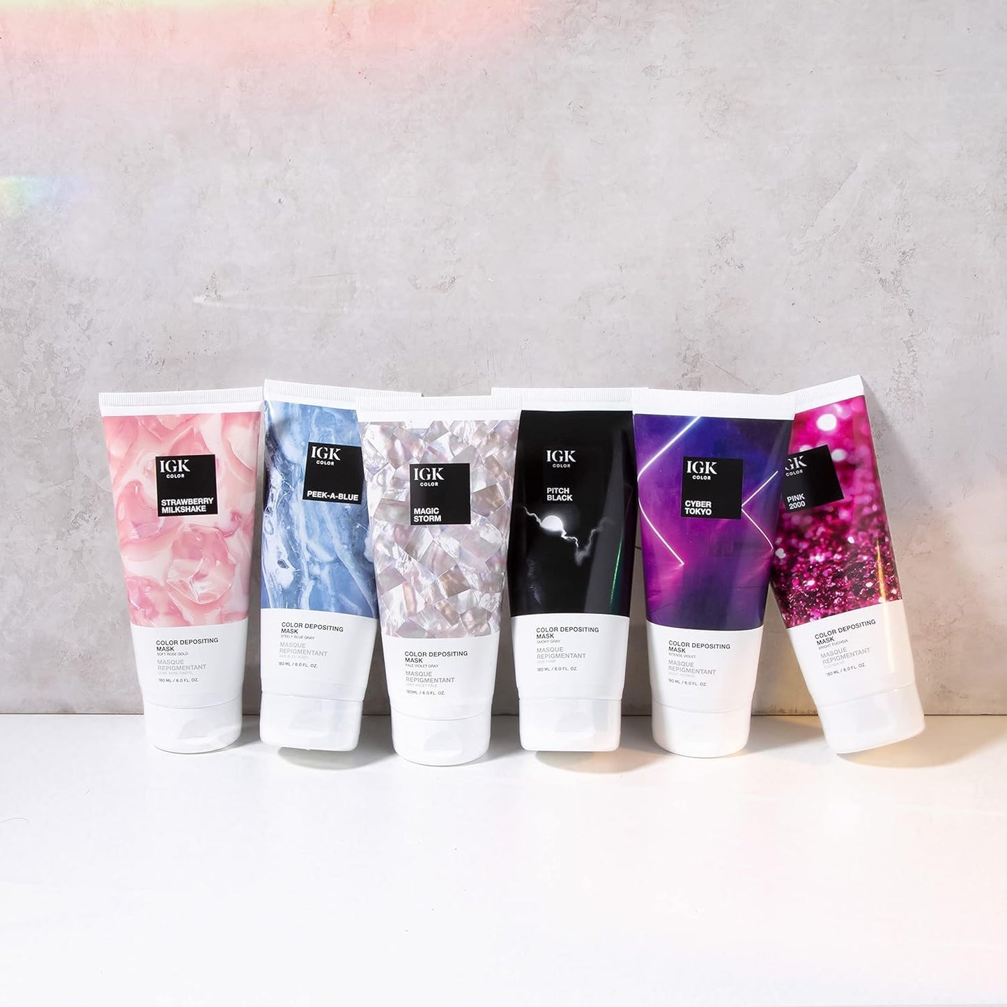 IGK Color Depositing Toner & Conditioning Hair Mask | Semi-Permanent | Hydrate + Shine | Vegan + Cruelty Free