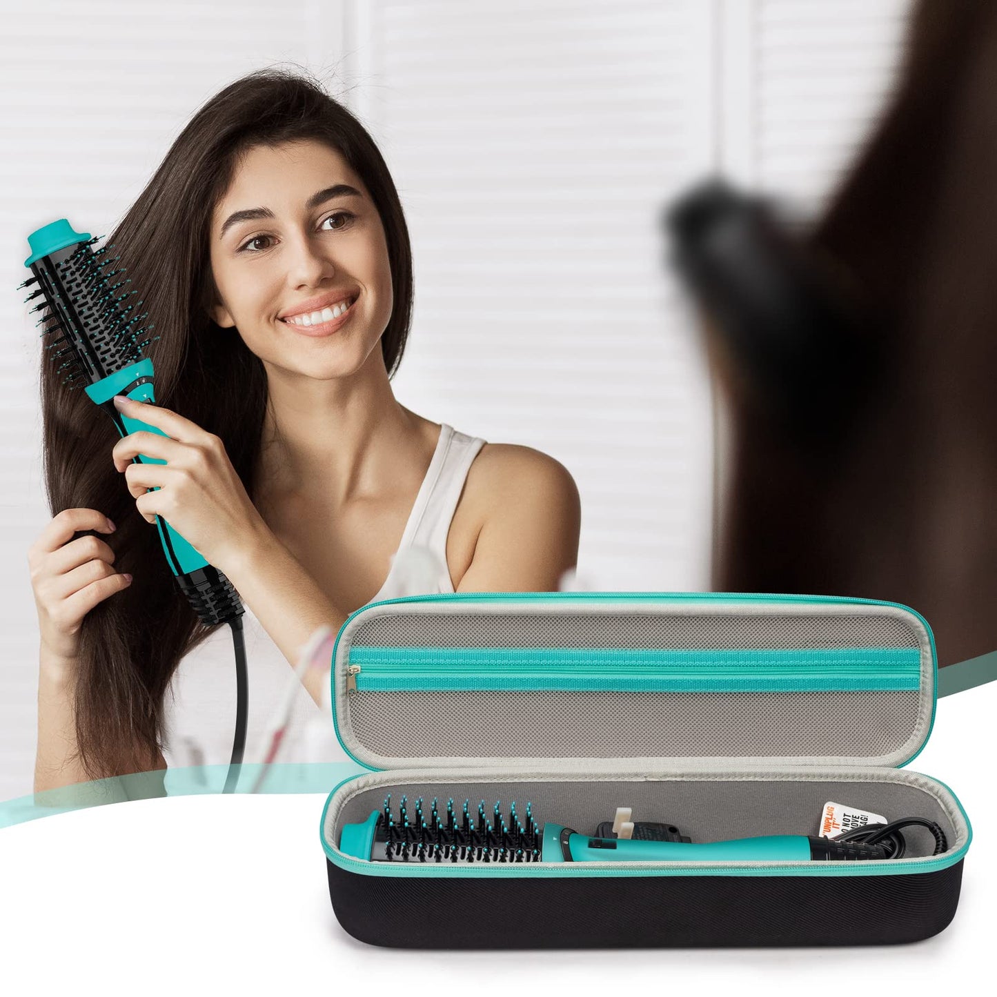 Case for Revlon One Step Volumizer Plus 2.0, Hard Travel Case for Revlon One Step Volumizer Plus Hair Dryer and Styler, Revlon Volumizer Hair Dryer Brush, One Step Hair Dryer and Volumizer(Case Only)