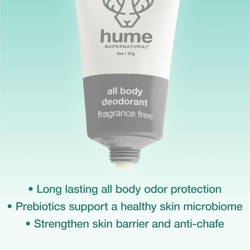 Invisible Whole Body Deodorant for women and men - All Over Full Odor Control Aluminum Free Deo - No Baking Soda- Anti-Chafing Cream Full Body deodorant, Safe for Sensitive Skin, Fragrance-Free