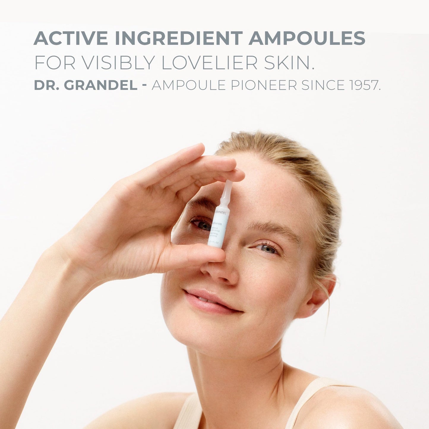 DR. GRANDEL Hyaluron Moisture Flash Ampoules I 9ml Intensive Hydration Treatment I Instant Glow & Freshness Boost with MicroIHyaluronic Acid I Professional Grade Facial Serum Vials
