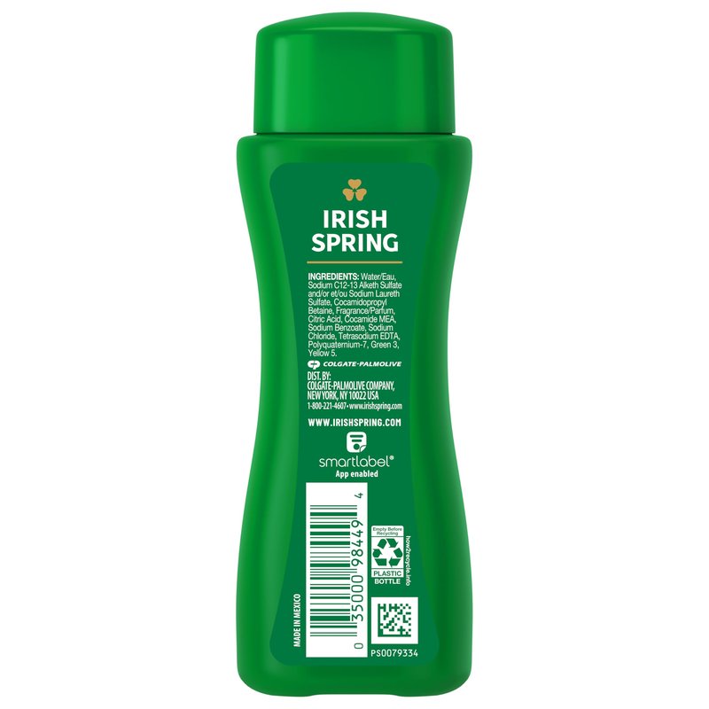 Irish Spring Men's Body Wash Shower Gel, Original Clean, Travel Size Body Wash, 3.40 Fl Oz (Pack of 24)