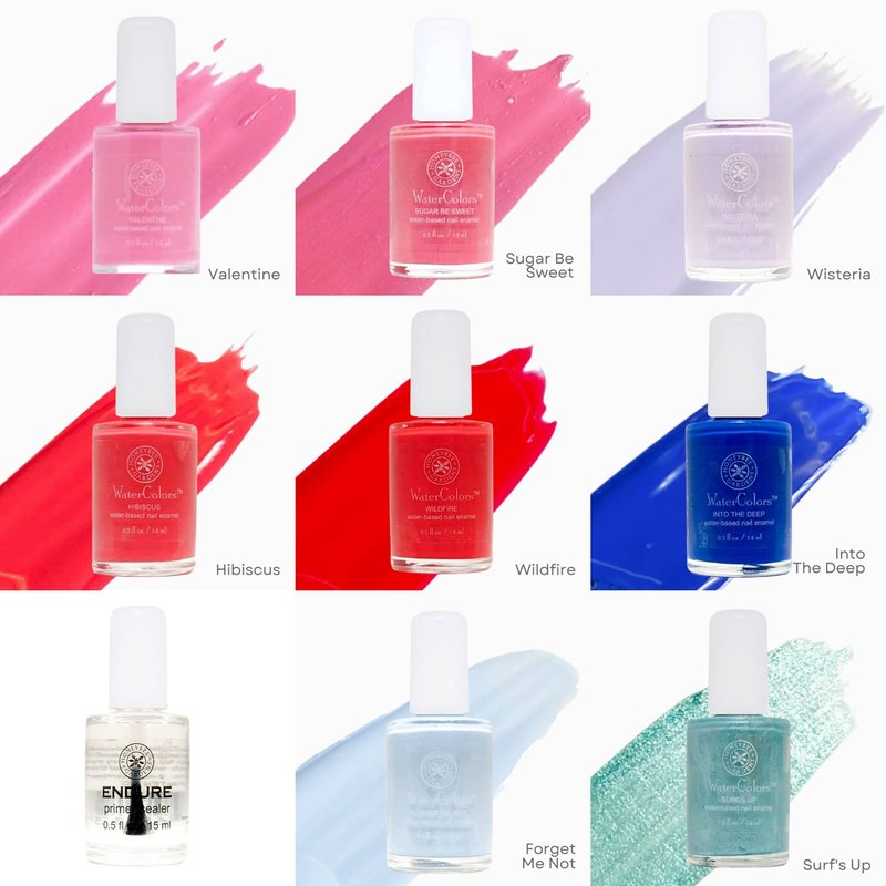 Honeybee Gardens Water-Based Nail Enamel, Twice Shy, Matte Nude Pale Pink, Eco-Friendly, Odorless & Vibrant Polish, 0.5 fl oz