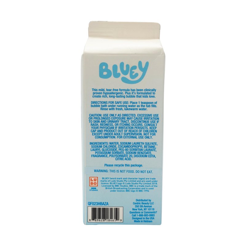 Bluey Bubble Bath for Toddlers and Kids 3+, Fresh Berry Scent, Tear Free | Dye, Paraben, Phthalate-Free | Hypoallergenic | 24 oz/ 710 ml