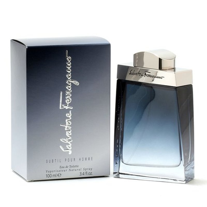 Ferragamo Subtil Eau De Toilette Spray For Men, 3.4 Ounce