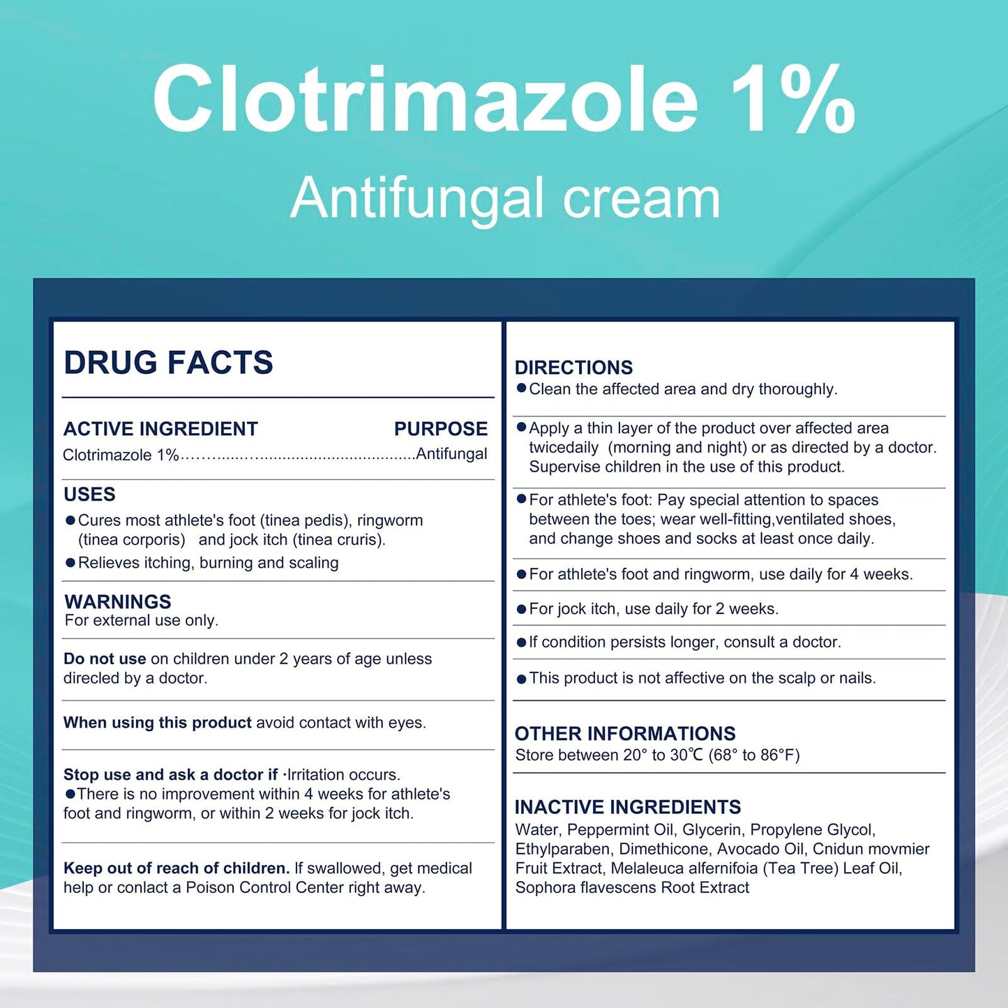Kerova Antifungal Cream for Athlete’s Foot, Jock Itch & Ringworm – 1% Clotrimazole Antifungal Cream, Ringworm Treatment for Humans, Relieves Burning, Itching, Scaling & Cracking (3.5 Ounce)
