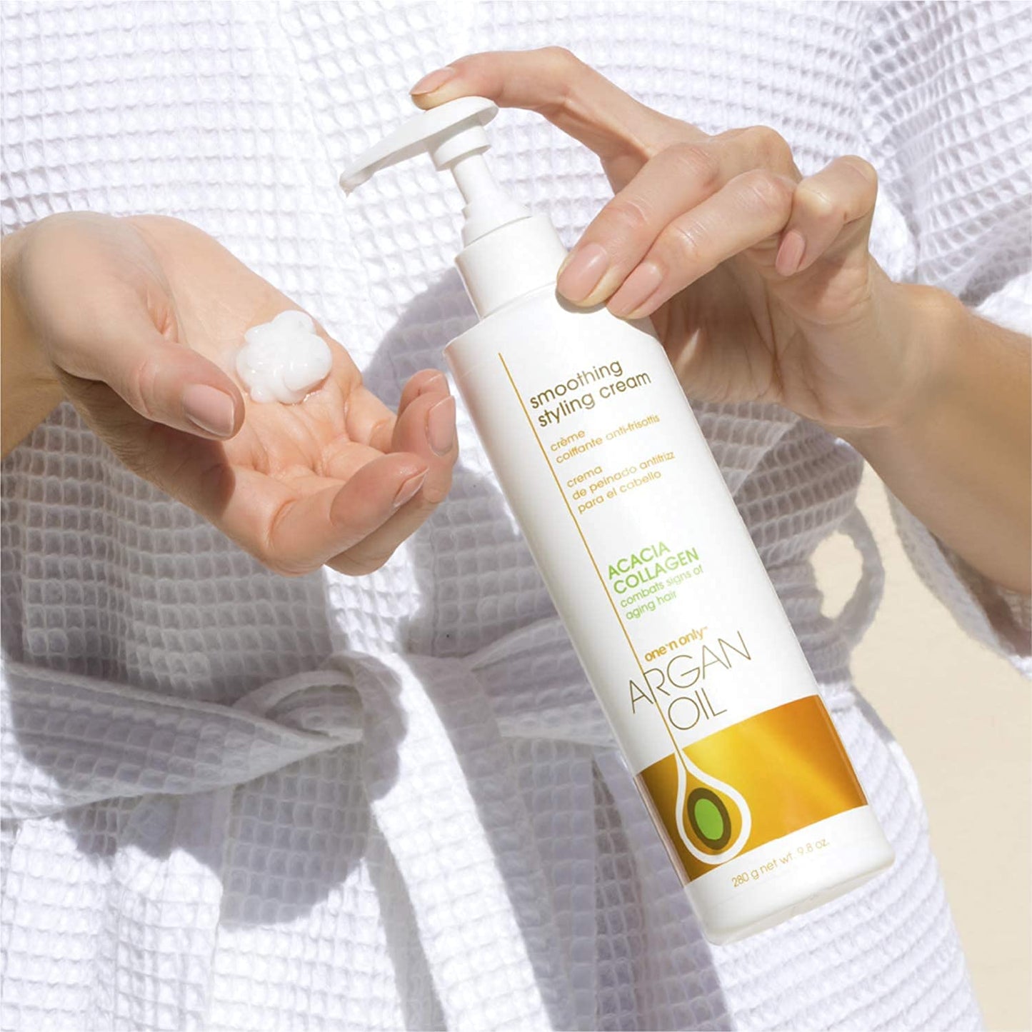 One 'n Only Smoothing Hair Cream 9.8 oz - 2 Pack for Frizz Control & Shine
