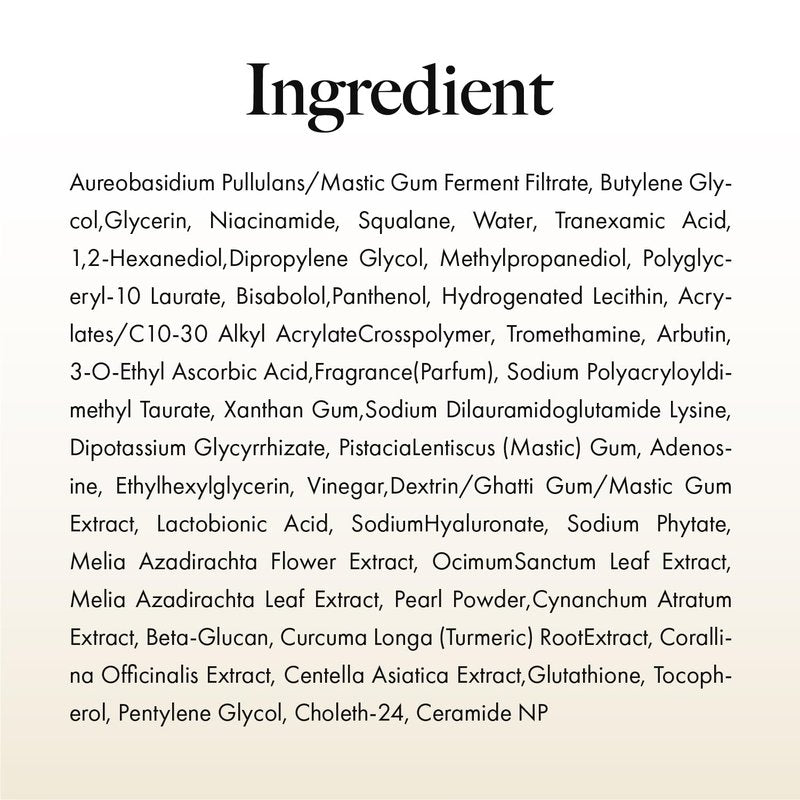 MASTINA Mastic Ampoule Mastic Ampoule Serum for Even Skin Tone and Elasticity. Fermented Mastic Gum
