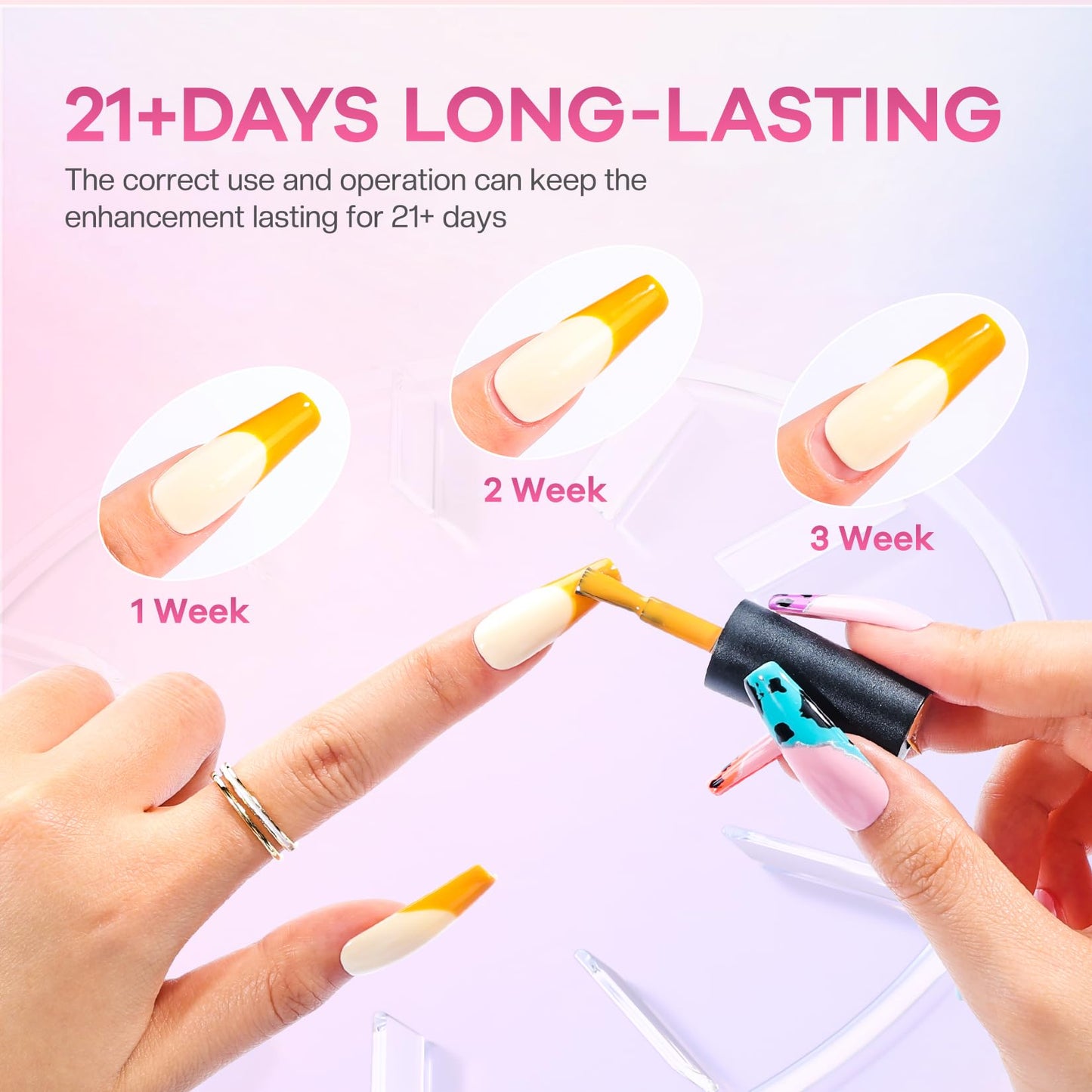 Morovan Gel Nail Polish Kit: 36 Colors Gel Nail Polish Set with with U V Light Soak Off Gel Nail Kit with Pure & Glitter Gel Polish for Beginner Nail Art DIY Manicure