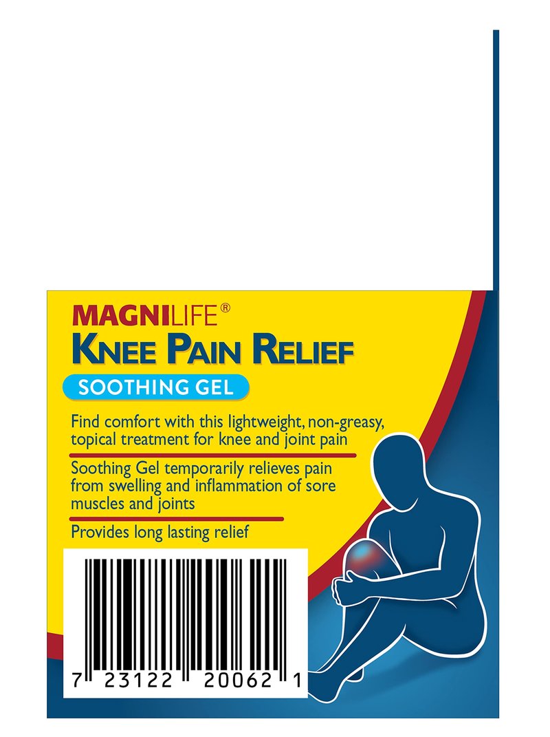 MagniLife Knee Pain Relief Gel (4 oz), Arnica-Based Gel for Joint Pain, Knee Stiffness & Swelling, Non-Greasy, No Staining, Massage-in Formula for Daily Knee Support & Comfort