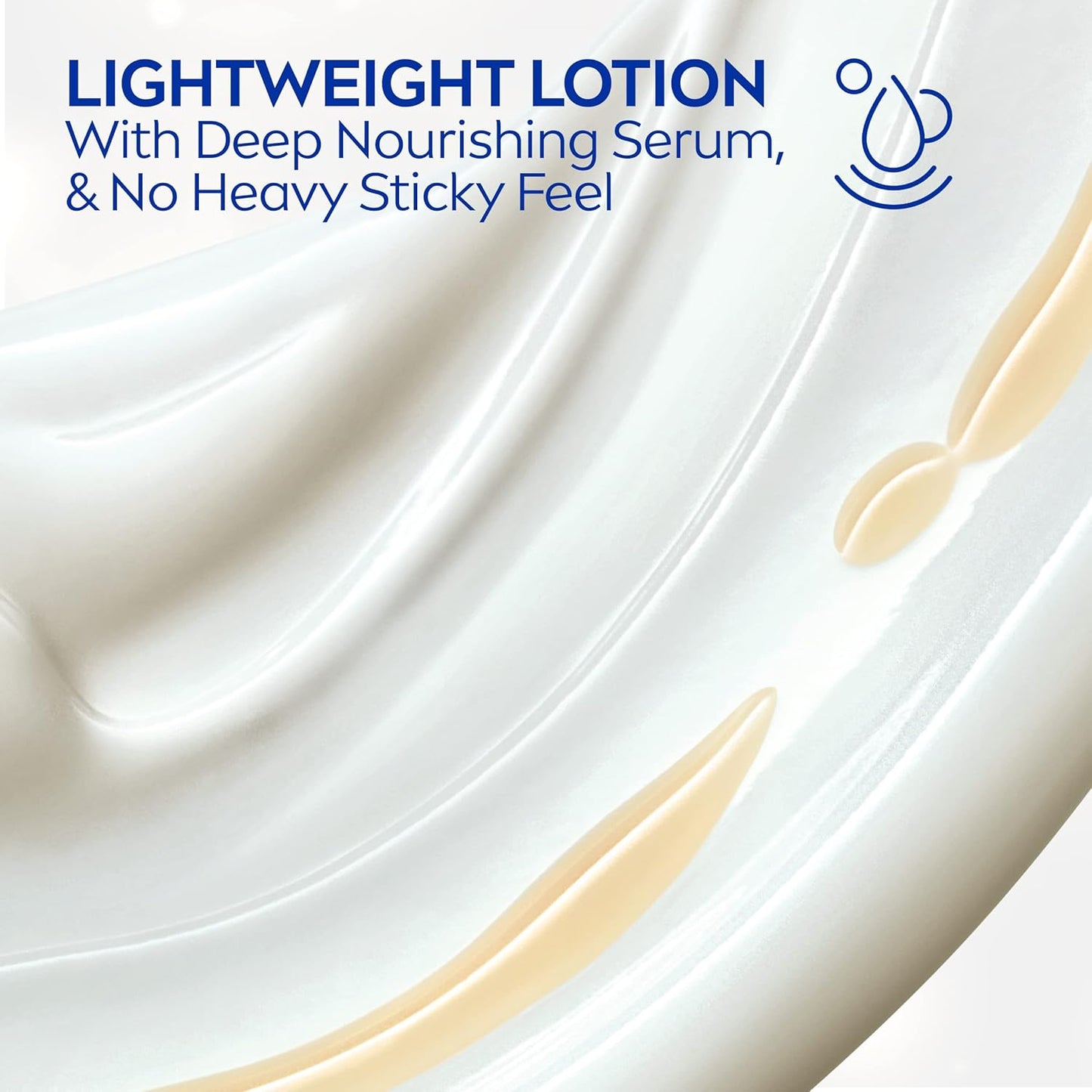 NIVEA Shea Nourish Body Lotion for Dry Skin with Hyaluronic Acid, Shea Butter and Deep Nourishing Serum, 48-Hour Body Moisturizer, 2.5 Fl Oz Bottle, Pack of 6