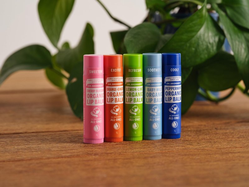 Dr. Bronners Orange Ginger Lip Balm, 4 GR