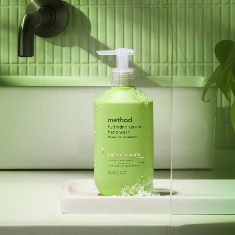 Method Hand Wash, Hydrating Serum, Mindful Matcha, 10 oz (Pack of 3)