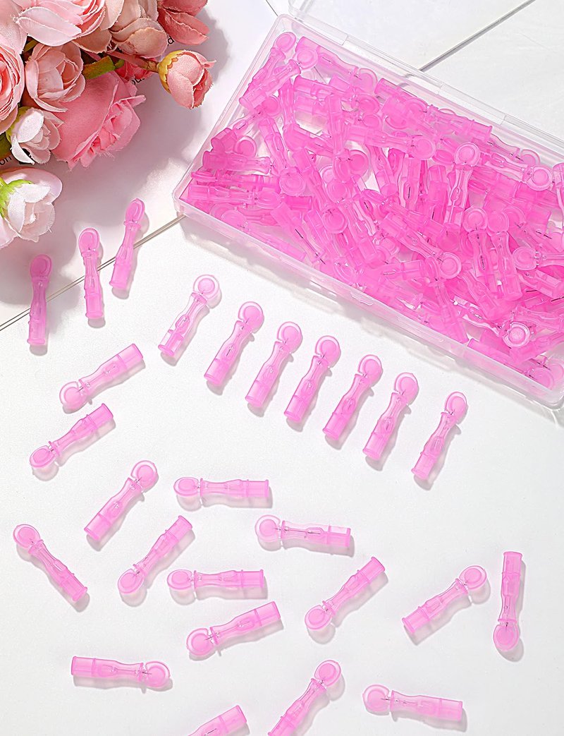 Lancets for Facial Extraction, 50Pcs Pink Disposable Acne Needle Tools, Blackhead Removal Kit for Clear Skin