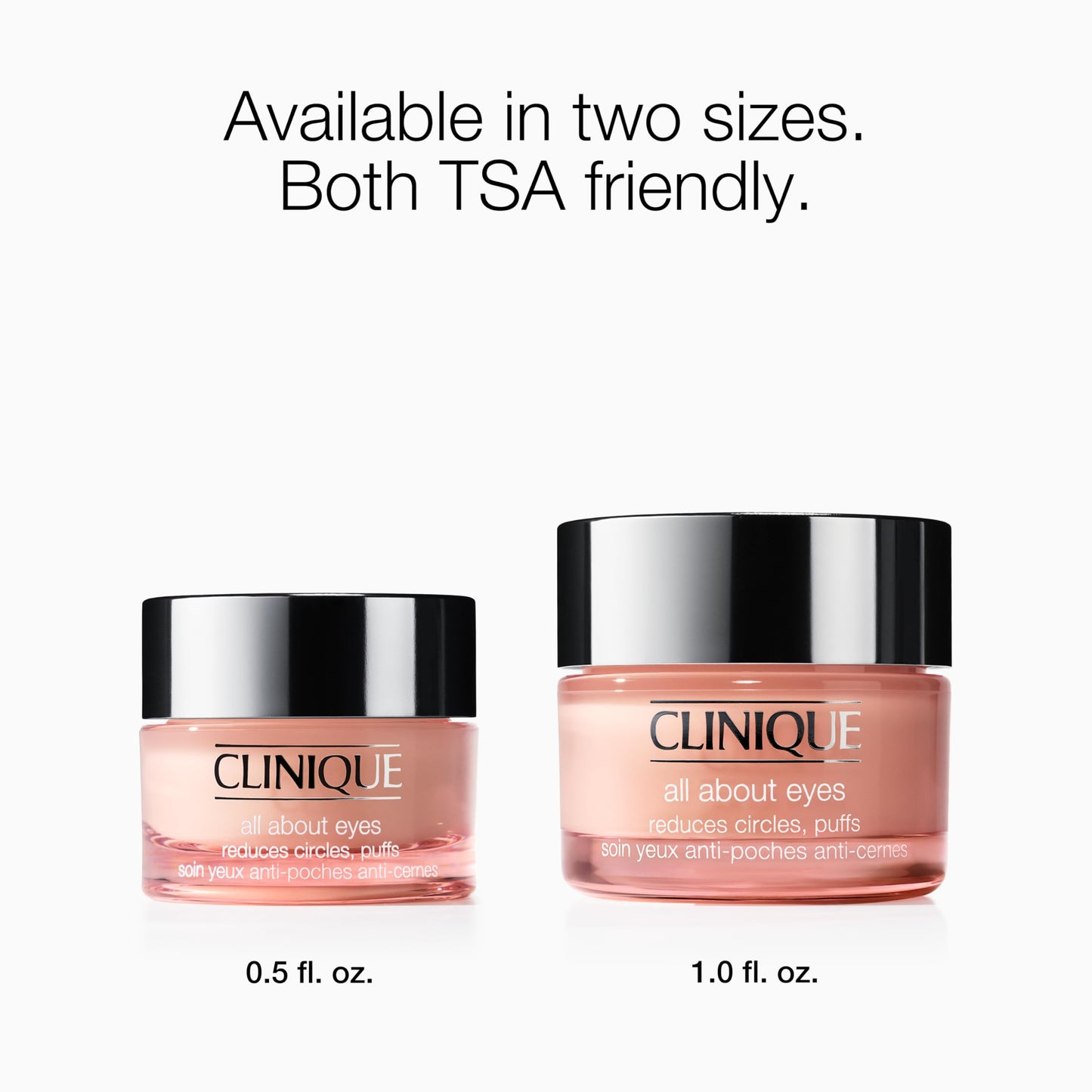 Clinique All About Eyes Lightweight Eye Cream With Vitamin C | Hydrating, Brightening, Depuffing + Dark Circle Reducing, 1 Ounce