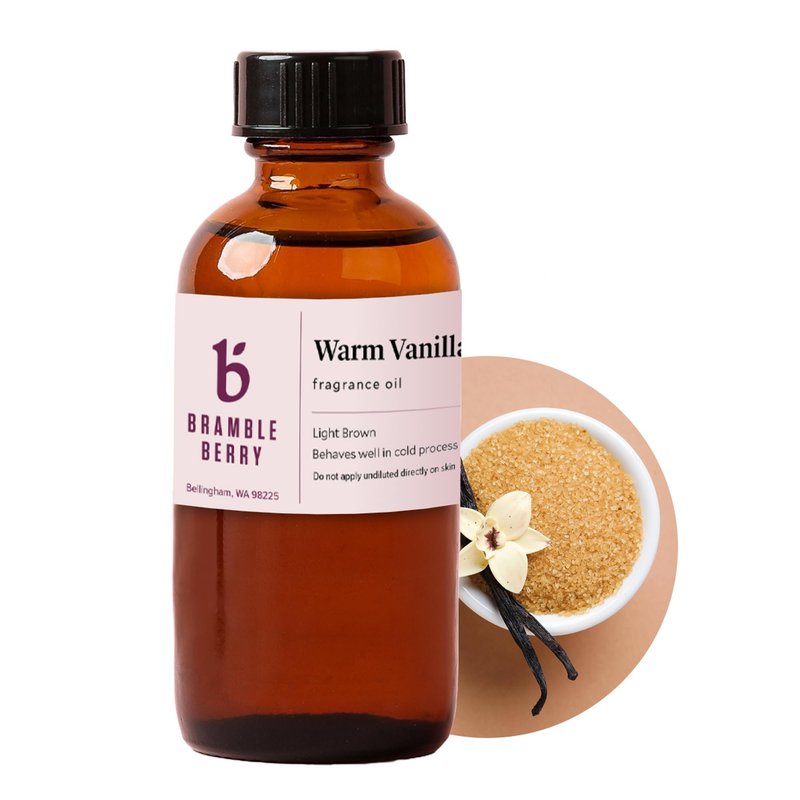 Bramble Berry Warm Vanilla Sugar Brown Sugar & Sweet Scent for Soap Making, Candles, Lotion, Bath Bombs & Perfume | Skin Safe, Vegan, Paraben & Phthalate Free, DIY Craft Essential