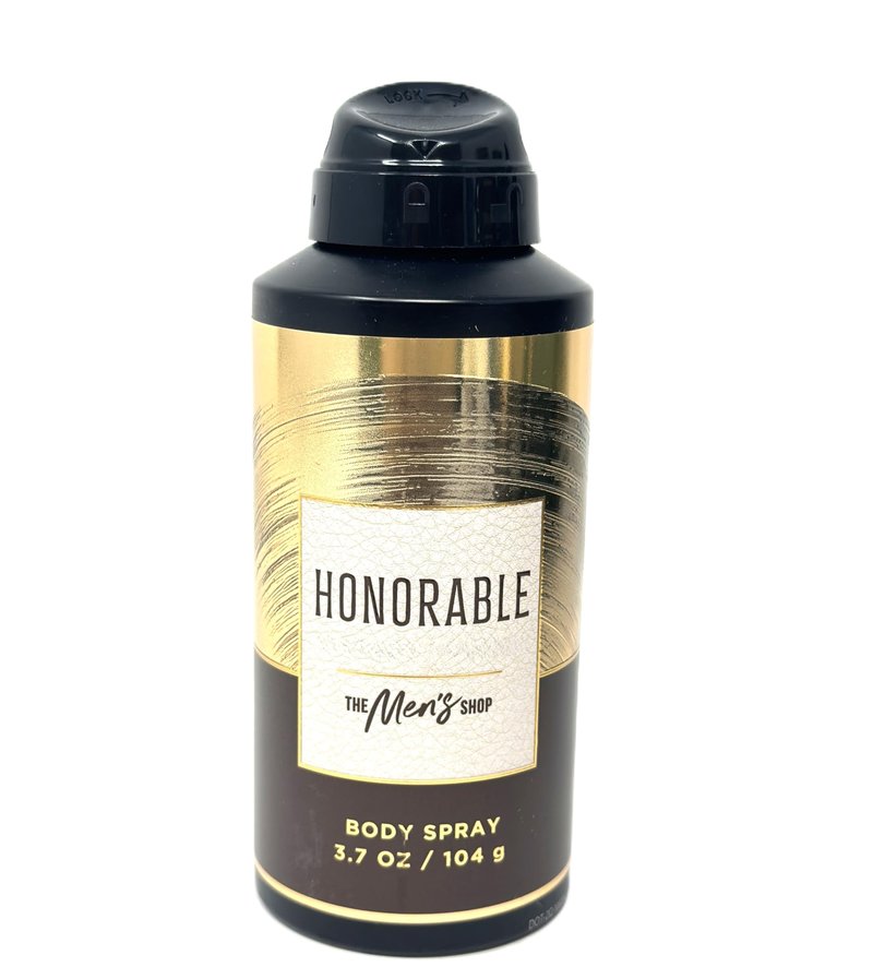 Bath and Body Body Spray for mens (3.7 oz / 104 g, Honorable)
