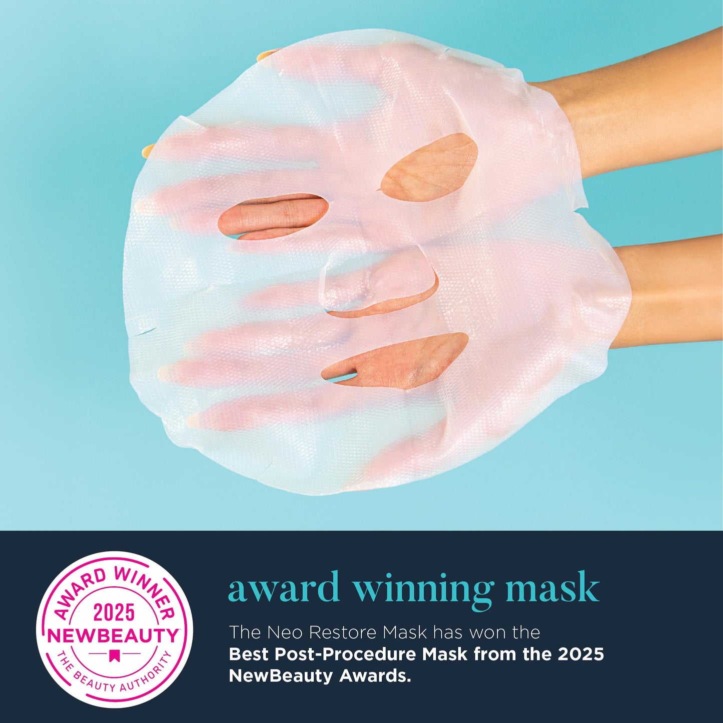 NEOCUTIS Neo Restore Mask – Biocellulose Sheet Mask for Post-Treatment Skin Care – 6 Single-Use Masks – Hydrates, Soothes, and Reduces Redness – Ideal for Sensitive Skin