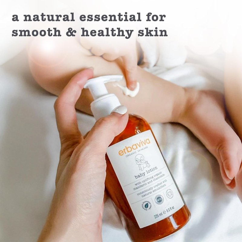 Organic Baby Lotion - Natural Moisturizer for Sensitive Skin | 8 Fl Oz