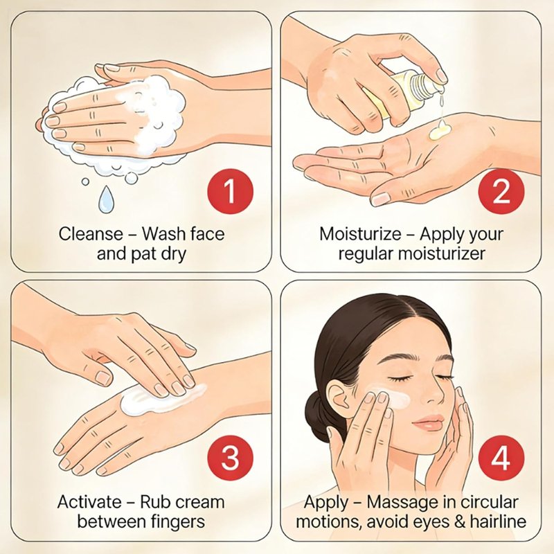 OKOA SKIN Dual Action Lifting Cream - Instant Firming Peptides & Hyaluronic Acid | Hydrating Moisturizer for Fine Lines & Wrinkles