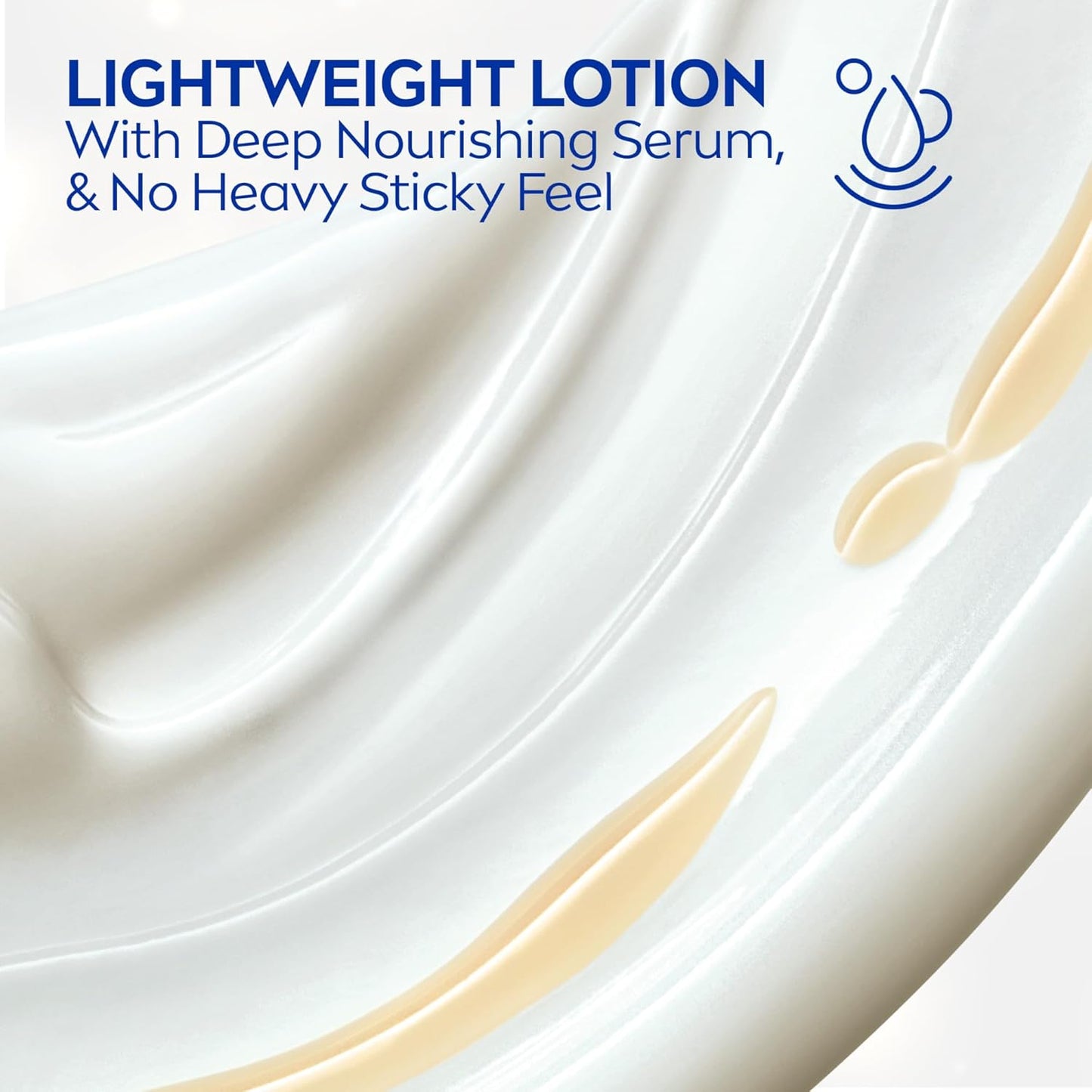 NIVEA Shea Nourish Body Lotion for Dry Skin with Hyaluronic Acid, Shea Butter and Deep Nourishing Serum, 48-Hour Body Moisturizer, 2.5 Fl Oz Bottle, Pack of 6