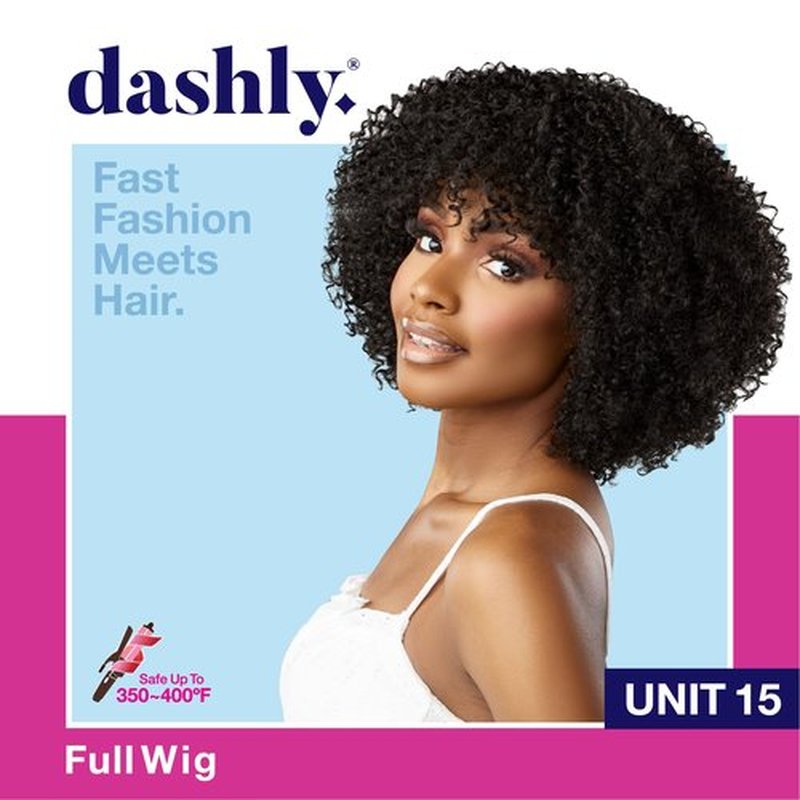 Sensationnel Dashly wig - Dashly wig 15 synthetic easy wear non lace cap heat safe wig - Dashly Wig Unit 15 (2 DARKBROWN)