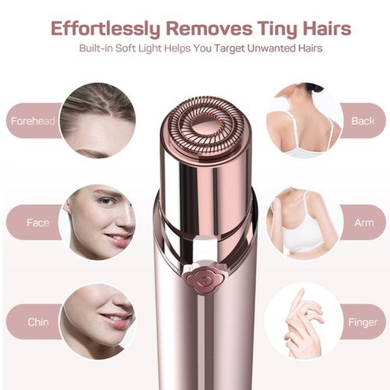 Facial Hair Removal for Women Upgraded, Painless Hair Removal Device, Rechargeable Hair Remover for Women, Portable Womens Facial Hair Remover for Face, Upper Lip, Chin
