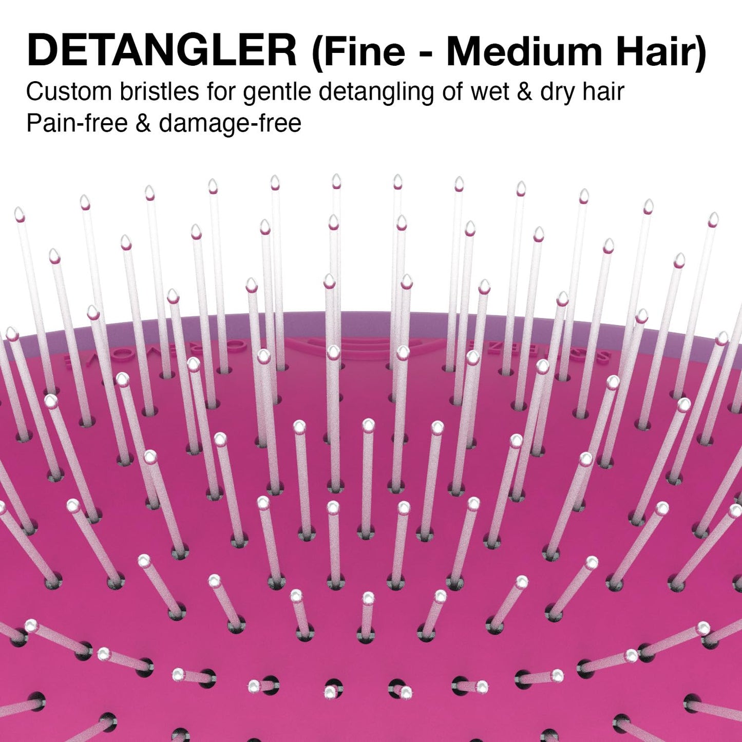 Olivia Garden OG Detangler Brush - Scalp-Massaging, Easy-Clean Design for All Hair Types