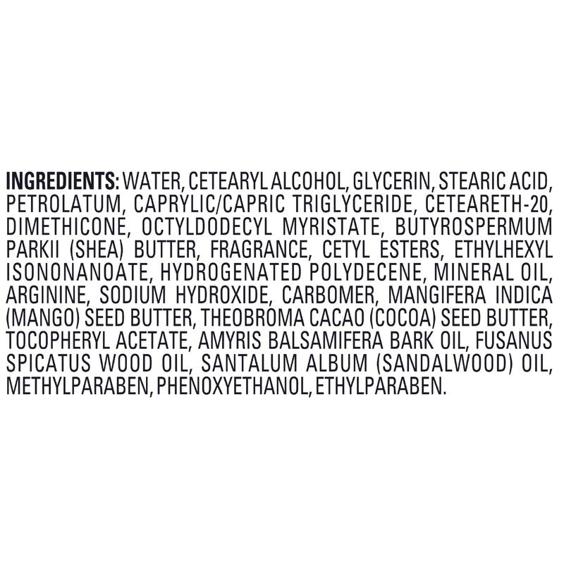 Jergens Sandalwood Body Butter Lotion, Moisturizer Infused with Sandalwood Essential Oil, For All Skin Types, 7 Oz
