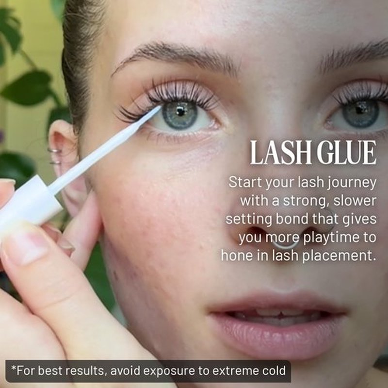 Lilac St - Lilac Lash Glue (Clear) - Beginner Lash Cluster Glue - Precise Brush Tip Applicator - Strong Hold & Easy Removal - Waterproof - Sensitive Eyes Safe - Cruelty Free, Vegan, Women Founded
