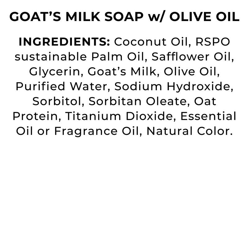 Grecian Goats Milk & Olive Oil Soap Bar 3-pack Egyptian Musk Scent: Handmade, All-Natural, Soap for Dry & Sensitive Skin, Anti-Aging, pH-Balanced, RSPO Sustainable - 6oz Bar
