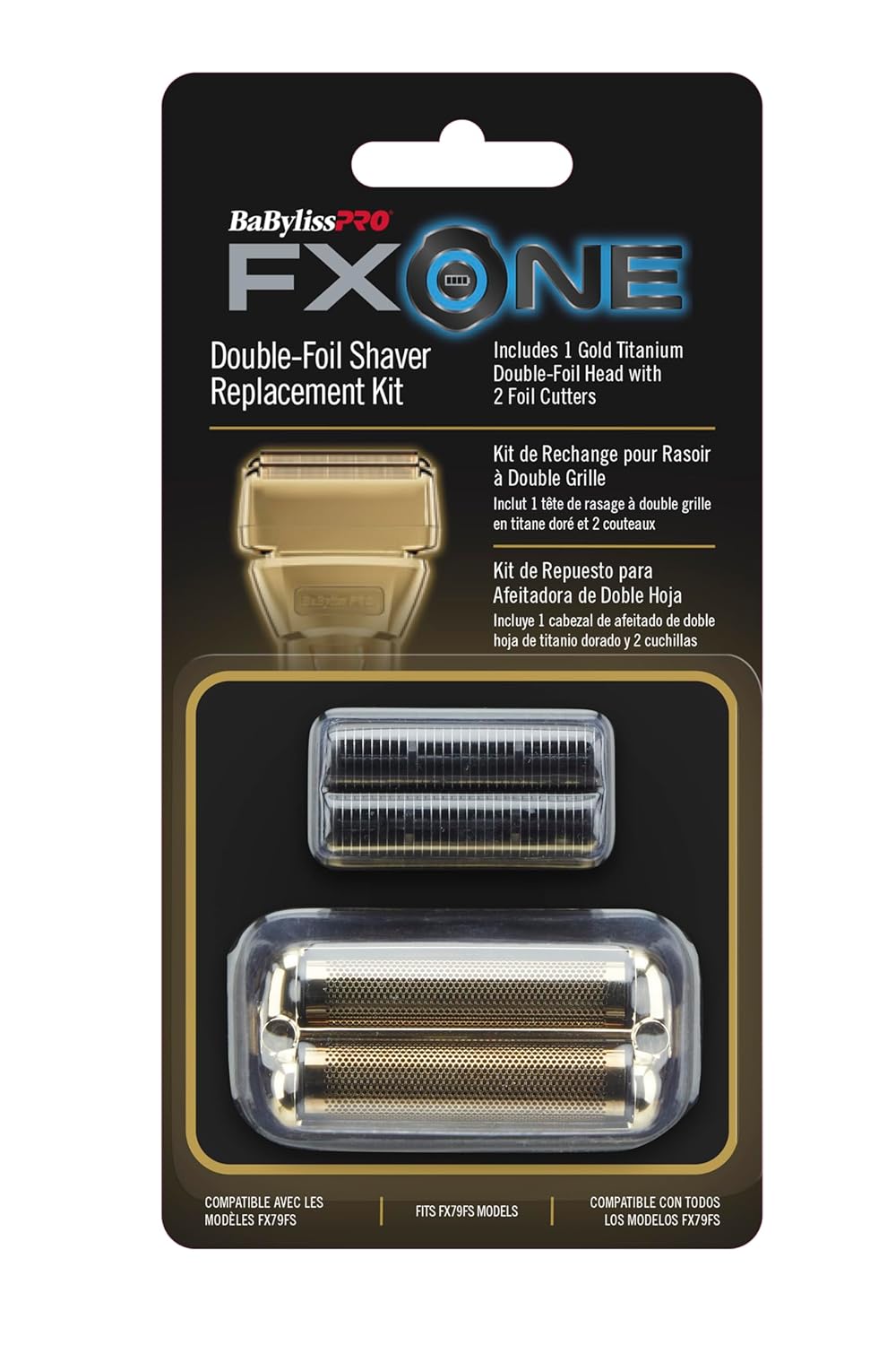 BaBylissPRO FXONE Double Foil Shaver Replacement Foil and Cutter