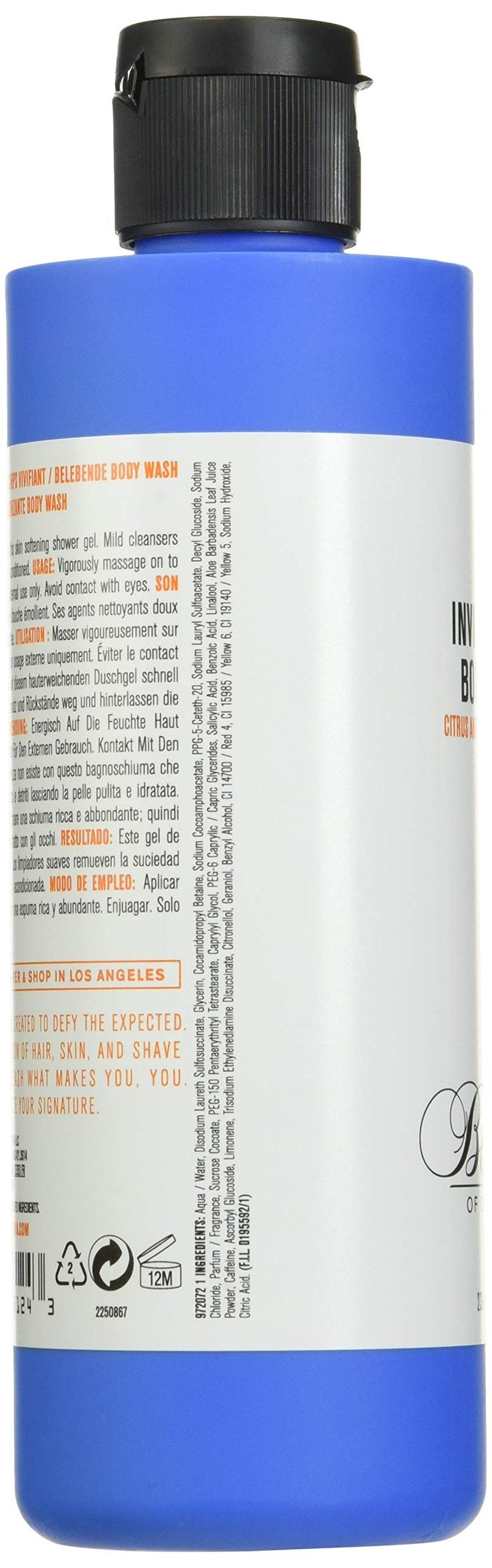 Baxter of California Invigorating Body Wash, Bergamot & Pear, 16 Fl Oz