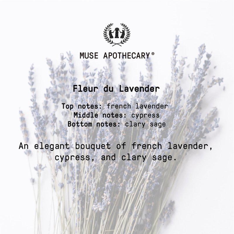 Muse Apothecary Pillow Ritual - Aromatic, Calming and Relaxing Pillow Mist, Linen and Fabric Spray - Infused with Natural Aromatherapy Essential Oils - 8 oz, Fleur du Lavender