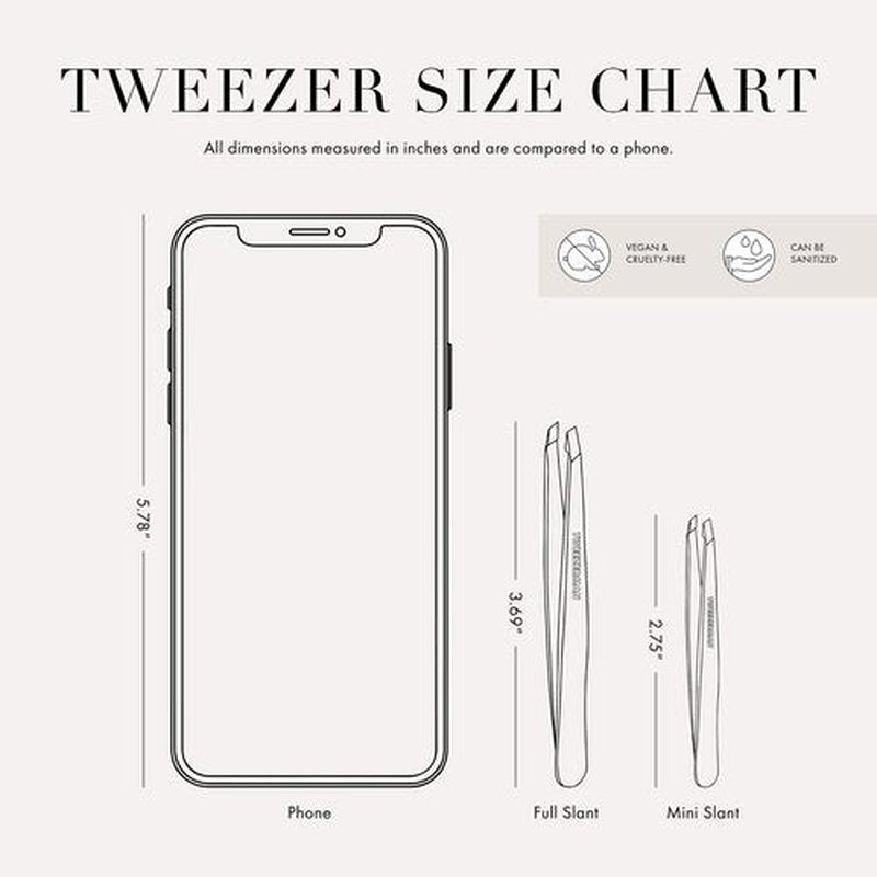 Tweezerman Exclusive Evening Blue Mini Slant Tweezer