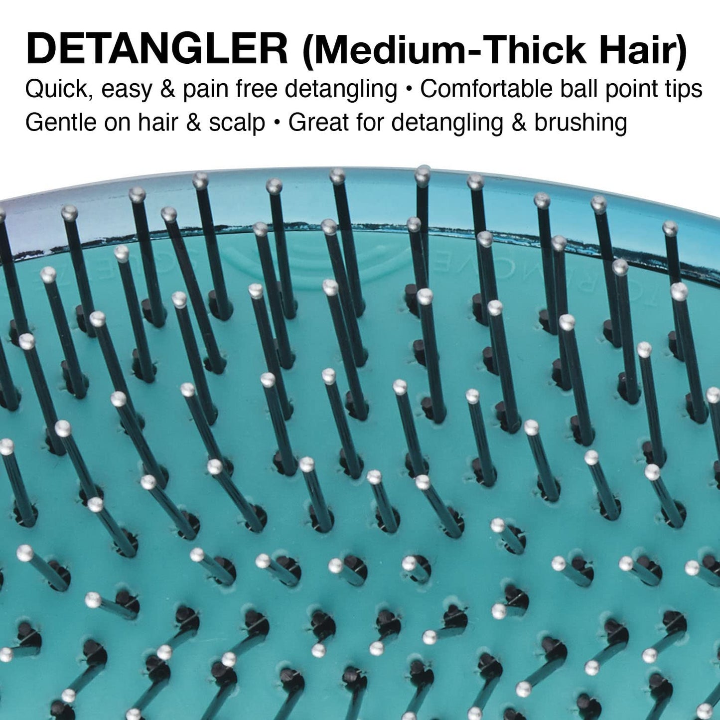 Olivia Garden OG Detangler Brush - Scalp-Massaging, Easy-Clean Design for All Hair Types