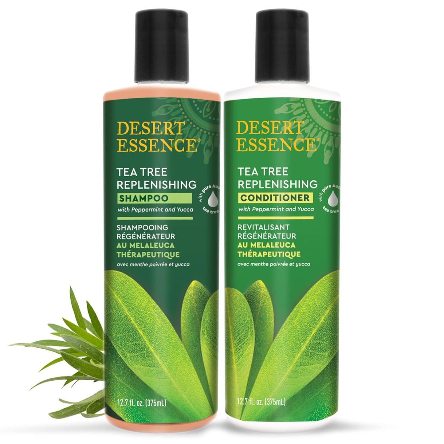 Desert Essence Lemon Tea Tree Shampoo - 8 Fl Oz - Pack Of 3