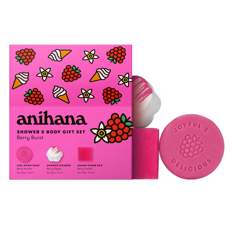 ANIHANA Shower Steamers Variety 5 Pack with Essential Oils Paraben Free Cruelty Free 3 Refreshing Scents of Lemonade, Lavender Love, and Mint Refresher 1.76 oz Each