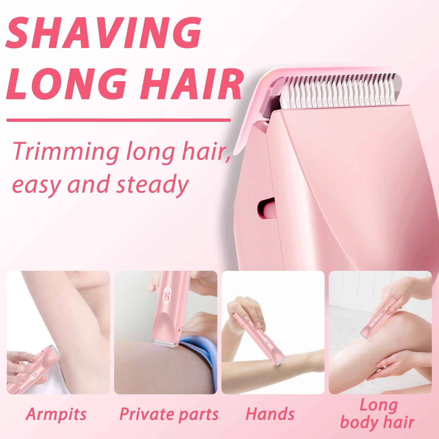 Glow Aura Womens Shaver, Glow Aura Electric Razor,Glow Aura Dual Headed Shaver 2 in 1,Glow Aura Bikini Shaver,Glow Shave Womens Body Shaver(Purple)