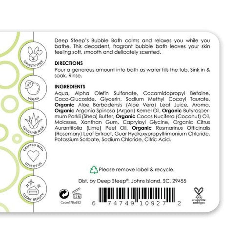 Deep Steep Bubble Bath, 17oz (Pack of 2) (Coconut Lime)