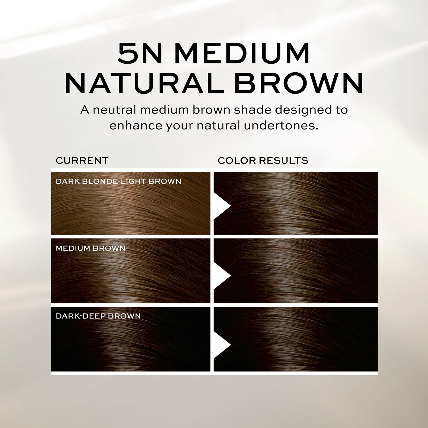 John Frieda Precision Foam Colour, Medium Natural Brown 5N, Full-coverage Hair Color Kit, Anti-Fade Gray Coverage, Deep Color Saturation Hair Dye, Pack of 2